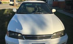 Honda Accord 97
200k miles&nbsp;
4 door&nbsp;
stick shift&nbsp;
runs great ... Needs to be registered and pass smog .. Will negotatite price
&nbsp;
please contact Monique 6268045765 to see car
serious inquires only please leave voice mail or text for more