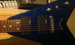 Jackson Electric Guitar Blue. Like new