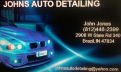 Full Service Auto Detail Shop located in the Syx Car Audio Building&nbsp;2908 W State Rd 340&nbsp;&nbsp;Brazil, IN 47834
Choose from our&nbsp;MANY detail packages starting at $29(hand wash and wax, wheels, tires, windows)
We offer Convertible Top Cleaning