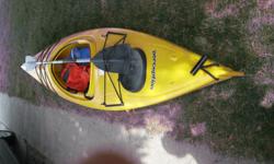 REI Kayak - 13.5 foot with paddle and boot - a great touring boat for Lake Powell - Gear and food capacity - call 801-367-2693 for southwest Orem location
