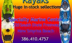 Kayaks, Fishing Kayaks, Paddle Boards, Coolers, &nbsp;Accessories and more. We have what you want at Specialty Marine Center.
Based in New Smyrna Beach, we carry new boats by TwinVee, Action Craft, Panga and Berkshire Pontoons. We also have the largest in
