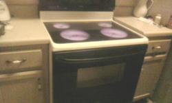 30" Black & White Smoothtop Stove for sale in excellent working condition. A digital clock, timer is installed and it also has a self cleaning feature. The asking price is $225.00obo, cash only.
A 30 day warranty is included & local delivery is available