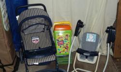 Toy baby swing that automatic swings,Toy baby stroller,Small building blocks.$8. each item
All in good condition great christmas present.Must sell today 12/23/2012