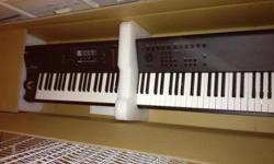 Korg M50 Workstation / 88 Weighted Keys with Snythesizer.
Package wil Include the Foot Pedal & Stand.
Excellent condition with Original Box.
&nbsp;
&nbsp;
&nbsp;