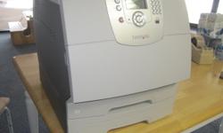Have Lexmark T640 laser printer(s). Have 2 available. Each have 2 trays to pull from. Great condition. All cables and cords and CD with driver info available. Selling due to business closed.