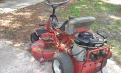 Snapper riding lawnmower 16hp 42in.cutting deck.
Pull start or electric start. Call for quickiest response 904 755 8913 Bobby