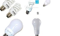 Light Bulbs For Sale
9W A-15 MINI FAN CFL - MED. (E26) - 120v - 2700K 29665 (6) Per Case $33
14W A-TYPE CFL - MED. (E26) - 120v - 2700K 29575 (6) Per Case $39
14W A-TYPE CFL - MED. (E26) - 120v - 3000K 29485 (6) Per Case $39
10W T2 CFL MINI SPIRAL - MED.