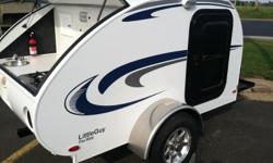 2011 Little Guy 5 wide....brand new with blue and silver graphics, it includes the power package which gives you interior and exterior LED lights, 12 volt and 110 outlets, 25 foot power cord to charge battery, power converter, and a 7 blade connector to