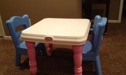 Table with chairs, gently used. Call or text --