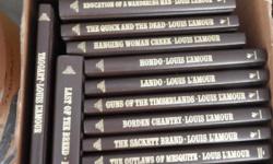 Louis L'Amour books.&nbsp; These are a&nbsp;special issue 48 hardbook set.&nbsp; In excellent condition.&nbsp;