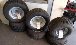 Menz Stuff Lawnmower Shop (New and Used Parts)
We have a selection of used riding lawn mower tires going for between $20 to $80 each depending on dimensions.
Tires are all in good shape.
We have front and rear tires available.
Already on the rims so just