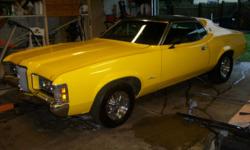 1972 mercury cougar xr7.347 stroker motor.411 posi rear end,creager wheeles,motor was professionaly built by benzenhoefer performance.has about 500 miles on it.new radiator,new drive shaft built by youngstown driveshaft.summit tach,precision performance