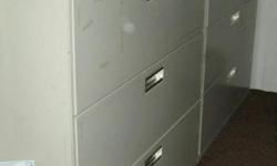 42" 4-Drawer Lateral Metal Filing Cabinets, HON. Both beige color, all drawers glide smoothly, very sturdy.
$180. for both or $95 apiece.