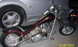 110cc, electric and kick start, black in color,needs new handlebars