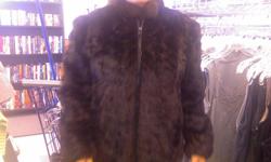 for sale mink jacket, dark brown, zize M, in very good condition. please text at 915 7 99 9580.