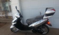 Moped, motorcycle is kept in top running condition, &nbsp;the miles per gal 99; &nbsp;3.00 to fill tank (reflect price per gal.) &nbsp;Odometer reading 061651. &nbsp;Smooth, quick, &nbsp;take off to get inline with traffic . A good second economic