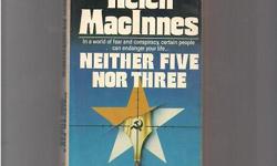 Neither Five Nor Three&nbsp; by Helen Maclnnes&nbsp; *Local pick-up only (Wallingford,Ct)&nbsp;&nbsp; *Comic Books *Action Figures *Hard Cover & Paperback Books *Location: 656 Center Street, Apt A405, Wallingford, Ct *Cell phone # --