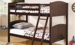 New Bunk Beds many styles and Sizes.
Twin over Twin Espresso $229
Call Today 337-981-3497