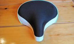 New gel foam seat from a Giant trail bike. Has attachment for post or rail type mounting. Very comfortable. Make offer.