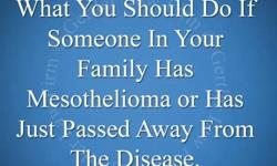 https://www.youtube.com/watch?v=4hzVsR_WZBI
&nbsp;
The Attorneys with the Gertler Law Firm explain what you should do if someone in your family currently has or recently passed away from mesothelioma. If you have any questions regarding mesothelioma, pick