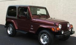 My price is $ 2900.
I'm selling 03 Jeep Wrangler Sahara
Great JEEP.
Good interior.
Aftermarket Sony xplod stereo.
Runs great.
Great air condition.
Great interior.