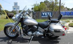 CLEAN 2009 YAMAHA V-STAR 650
WITH SADDLEBAGS, DRIVER BACK REST, PASSENGER BACK REST, ENGINE GUARDS AND PASSING LAMPS
ONLY 17700 MILES
SALE PRICE $4895.00
$490.00 DOWN AND ONLY $127.00 A MONTH
(WITH APPROVED CREDIT)
COME SEE IT TODAY
CAHILL'S MOTORSPORTS