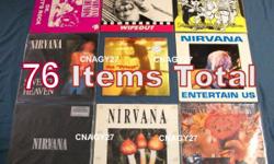 Nirvana -&nbsp;Alice In Chains -&nbsp;Mad Season -&nbsp;Stone Temple Pilots >&nbsp;Albums -&nbsp;Records -&nbsp;VHS -&nbsp;DVD's -&nbsp;CD's -&nbsp;Books&nbsp;etc - 76&nbsp;items total.
Click on or copy & paste the photobucket link below to see actual