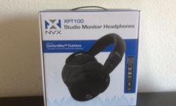 Brand new NVX Headphones that have never opened from the box.