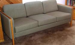 Thayer Coggin OFFICE Furniture....3 pieces!
Couch - 78"L x 32"W with Solid Oak arms/legs ...asking $395.
Lumbar Recliner - 29"W x 33"D x 39-1/2"H ...asking $295.
Recliner - 25-1/4"W x 30"D x 44"H ...asking $275.
Negotiable in person if all 3 pieces were