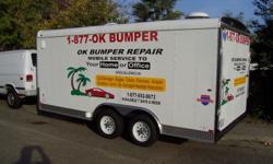 ? ? OK BUMPER REPAIR ? ? DENT REMOVAL DENT REPAIR BODY WORK PAINTING FAST & AFFORDABLE MOBILE SERVICE!
&nbsp;
&nbsp;
&nbsp;
&nbsp;
key words; theft damage, collision, bumper repair, dent, dent removal, paintless dent removal, plastic bumper repair, body