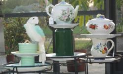April 2 (9a-3p) we will be selling our ONE OF A KIND indoor/outdoor ceramic GARDEN ART DESIGNS. Come out to see these beautiful unique creations that will be a conversation piece and add detail to your lani,landscape,garden or indoor areas. Get a fresh