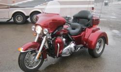 2009 Harley Davidson Tri-glide ultra classic model FLHTCUTG, VIN: 1HD1MAM159Y615242, 4222 miles, SELLS SUBJECT TO CREDIT UNION APPROVAL OF HIGH BID, LOCATED AT EASTERN MICHIGAN BRANCH. 1290 NORTH ORTONVILLE RD, ORTONVILLE, MI