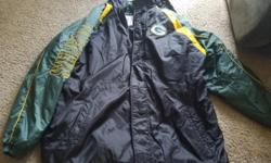 Packer jacket size 2x asking $60 obo. cash only please.