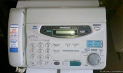 PANASONIC PLAIN PAPER FAX AND COPIER MODEL KX-FP105. GREAT CONDITION! $40.00 CALL --