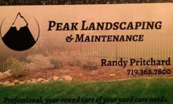 Owner of Peak Landscaping, 30 years of experience in all aspects of lawn care services, Snow removel ( limited to driveways and sidewalks only ), Spring/Fall&nbsp;cleanup, mowing, hedge trimming, Rose Trimming