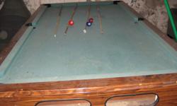 VERRY NICE POOL TABLE ALL INCLUDE
SELLING FOR 380.00
&nbsp;