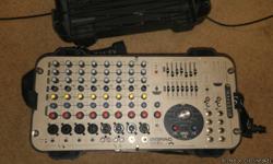 Soundcraft powered mixer ? Gigrac 1000? Has 8 channels 1000 watts mono or 500 stereo. built in carrying case with shoulder strap. mint condition works perfectly.