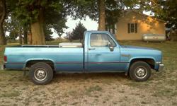 The truck runs and is in pretty good shape but does have a few body issues. I bought it as a project truck, but I just didn't have enough knowledge and money to get it fixed. Includes original parts and parts that I bought. Feel free to contact me for any