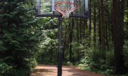 Portable Reebok shatter-proof glass backboard basketball hoop. &nbsp;Adjustable height with spring-back action rim, water-filled base. Great condition. Lists for $299, asking $100. &nbsp;378-0881
&nbsp;
&nbsp;
