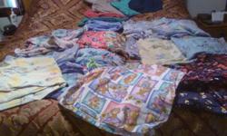 I have 19 scrub&nbsp; tops&nbsp;and 10 pair of scrub pants ,Size is xl and 1x Please call --.tHESE WORE ONLY WORN A MONTH...