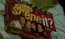 Seinfeld Scene-it DVD game . Brand new condition - the paper wrappers still around card packs . I checked the contents and its' all there . Never played . For everyone who likes games about nothing . $8 cash . Call answering machine at 513-4seven4-4516 /