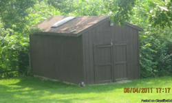 Shed and Hot-tub; $50 for each in Beavercreek, OH. You have to haul away the shed and/or the hot-tub without damaging the property or the lawn.