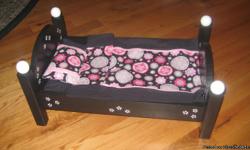 These beds are hand made from 3/4" pine, very durable and sturdy, they will be able to pass them down to their kids. The single beds are $50.00, we also have some bunks left as well, they are 90.00. They come painted and with the bedding, which is a