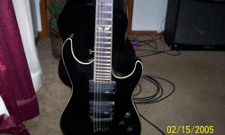 This is aSpear Electric Guitar.Its real nice.I bought it brand new a year ago for 400.00 &got acase for 125.00 that you can have with it.I havent harley used it. M ite consider trade for good acoustic guitar.