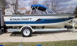 If you are looking for a fish & ski boat for your family, you will not look any further than this once you have seen it!! 19ft Deep V aluminum fish and ski boat. Mercruiser I/O-3 liter--great on gas!! Removable bow cushions, bow fishing seat, livewell,