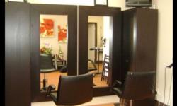 Super cute two chair salon studio for sale in newport beach, next to an all women gym located in a business center. Perfect for a stylist and assistant or two stylists. Salon has one shampoo bowl, its own entrance, own bathroom and plenty of parking for