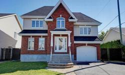 House Terrebonne for sale - Superb near beautiful park, quiet, maintained, sunny. Total of 5 bedrooms, 4 bedrooms on 2nd floor, garage, living room. Legal bachelor, separate entrance, air exchanger, garden. (Total Possible Income $2190/month), or could be
