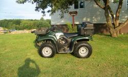 We are selling our 2004 Suzuki Eiger QuadRunner 400, its 4x4 with Manual Shift, extra include a 3000pound wench and a Large Cargo Seat. It has less than 900 original miles..its like buying a brand new ATV at a used price tag..we just dont use it except to
