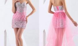 Shining beading and crystal fully embellished the whole dress.
Of sweetheart strapless design.
Above knee.
Graceful strapless design with lace up back.
&nbsp;
please visit http://www.naughtysmilefashion.com/&nbsp; http://www.organiccorsetusa.com&nbsp;|