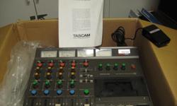 TEAC PRODUCTION PRODUCTS TASCAM 244 PORTASTUDIO (TO CASSETTE). IT HAS THE PUNCH IN/OUT REMOTE PEDAL WITH IT AND IT IS IN IT?S ORIGINAL BOX AS WELL AS SOME DOCUMENTATION INCLUDED. I ALSO HAVE ADS FOR A 1976 GIBSON LES PAUL TRIUMPH BASS MADE IN USA, PEAVEY